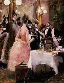 Akseli Gallen-Kallela After the Opera Ball Norge oil painting art